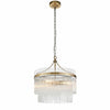 RibGlow Pendant Light – Trio Pendant with Elegant Glass Rods for Dining or Hallway