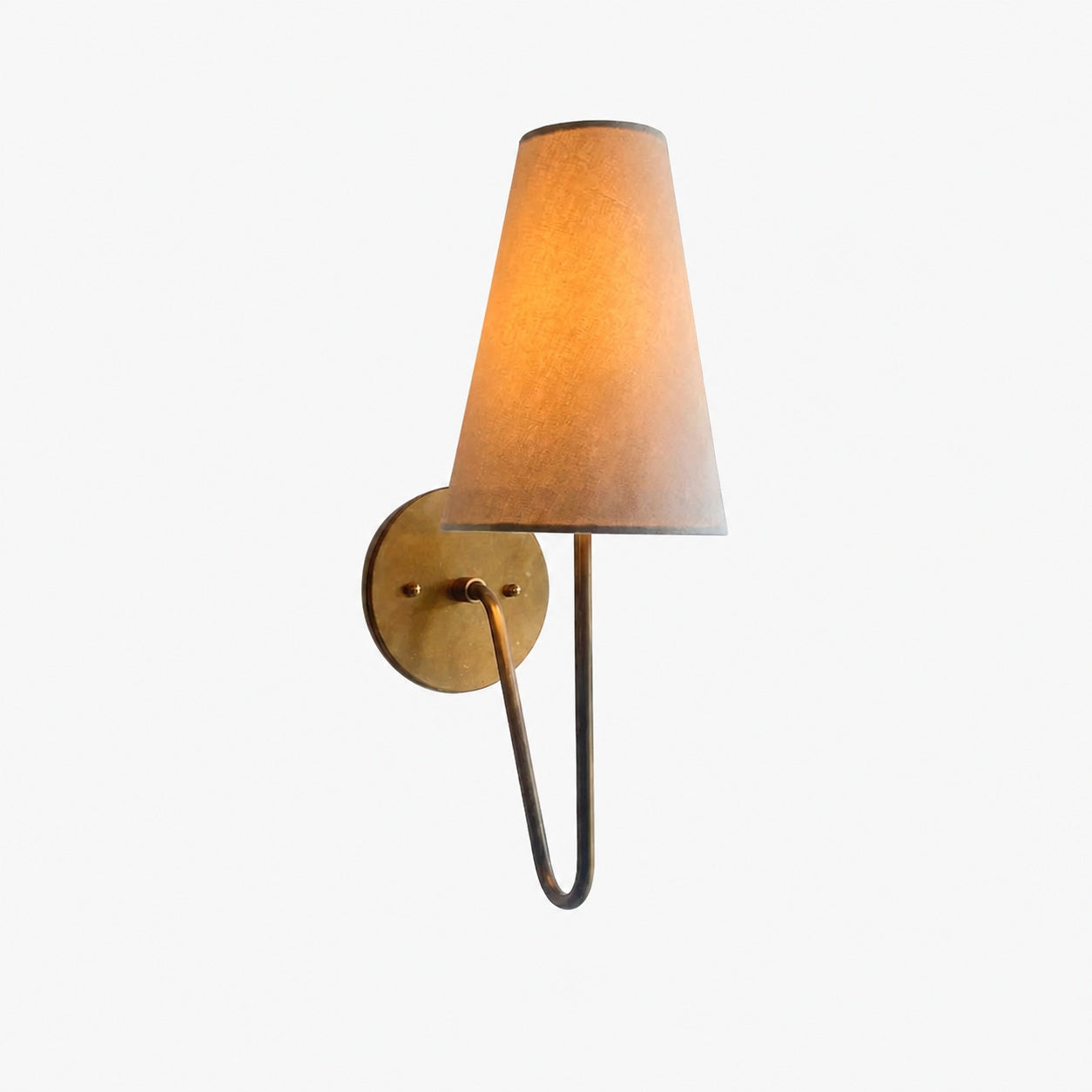 Organic Glass Scoop Wall Light – Minimalist Modern Decorative Ambient Sconce for Living Room