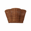 Wickara Woven Wall Sconce – Scalloped Basket Shade Wall Light for Bedroom