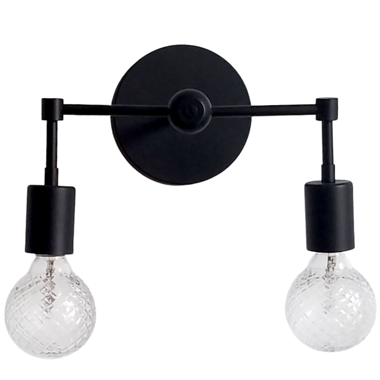 Small Two Light Wall Sconce - Contemporary Finish For Home Spaces