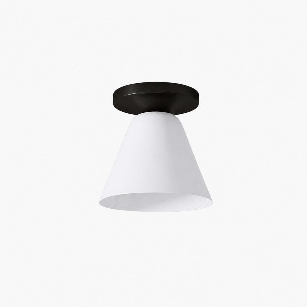 Conica Cone Flush Mount – Glass Ceiling Light for Modern Spaces