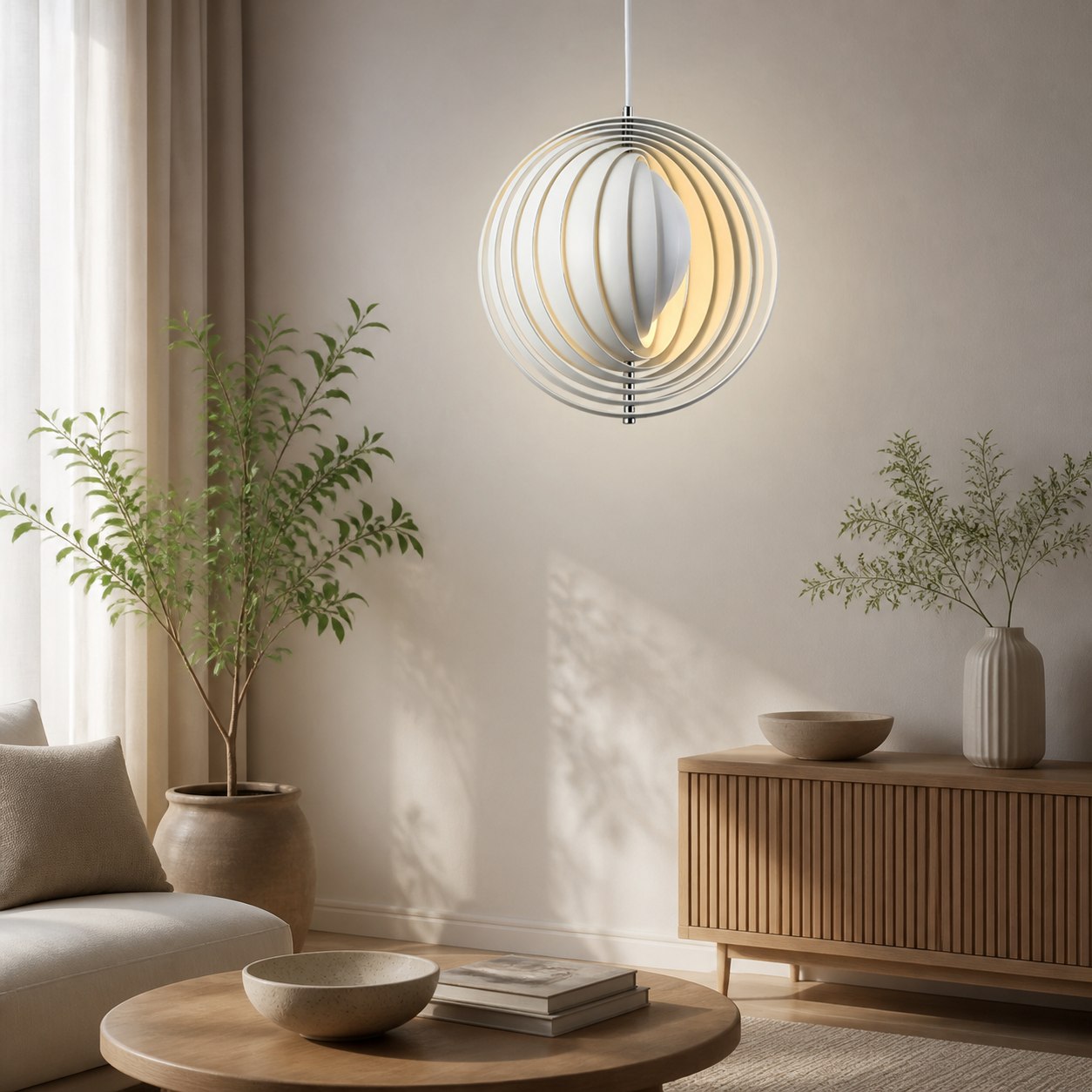 Nordic Moon Pendant Light