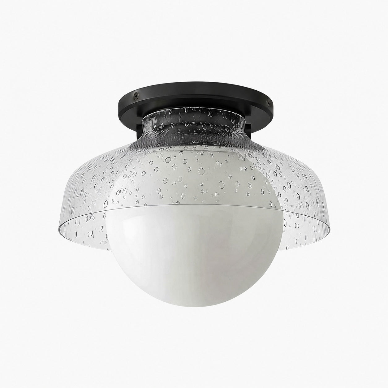 Hanton Modern Flush Mount Ceiling Light - Metal Minimalist Fixture for Home