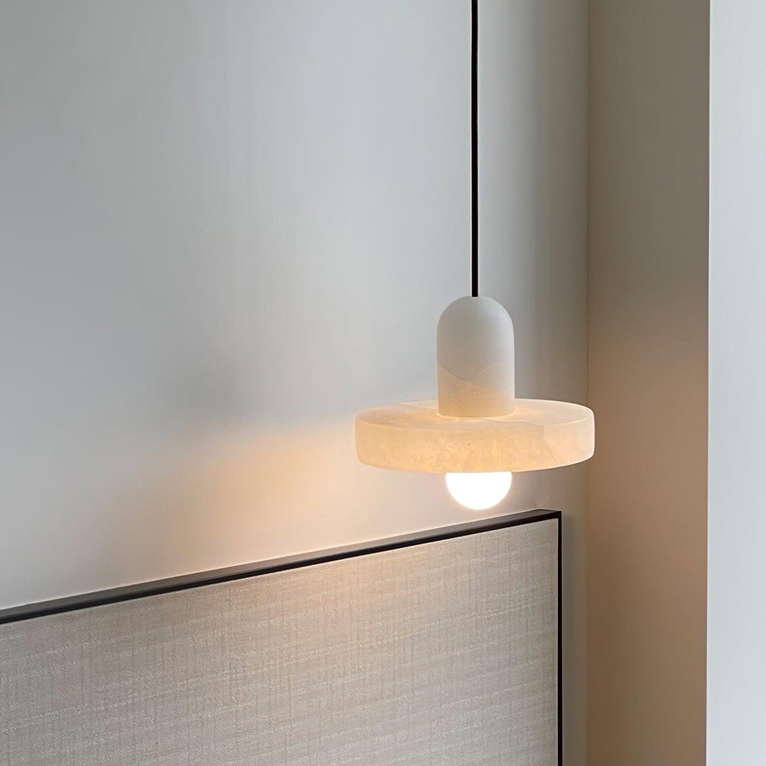 Elegant Creative White Alabaster Pendant Light