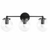 Glorica Glass 3 Shade Globe Vanity Light - Soft Bathroom Light Fixture