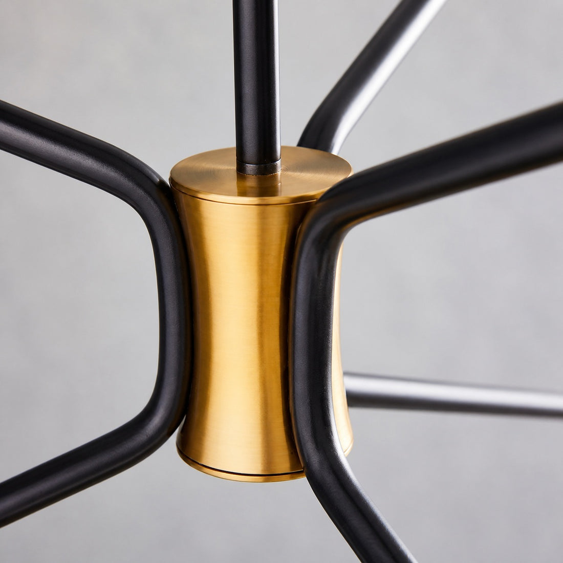 Brimush Flattened-Globe Pendant Lamp – Minimalist Architectural Form