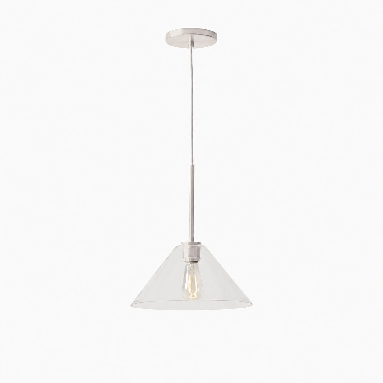 Conica Glass Cone Pendant Lamp – Modern Style Light for Any Room