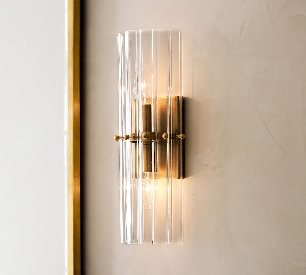 Lumora Crystal Wall Sconce – Elegant Lighting for Hallway & Bedroom