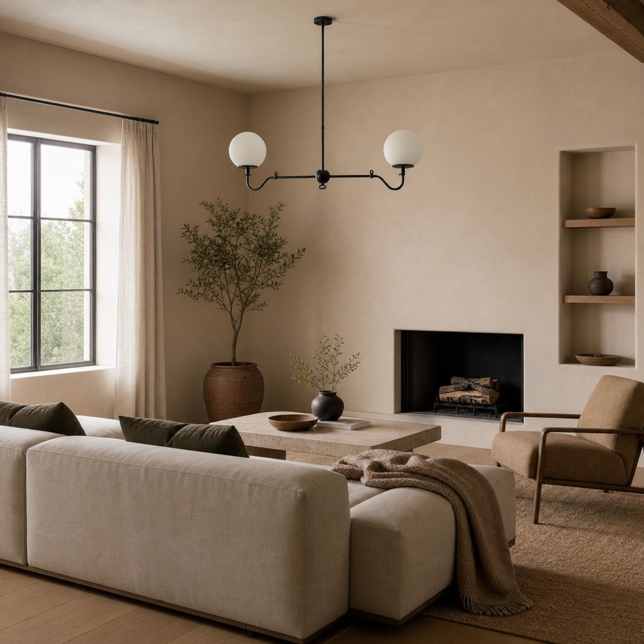 Glorica Glass Brass Chandelier Lighting - Contemporary Glass Multi-Light Hanging Fixture