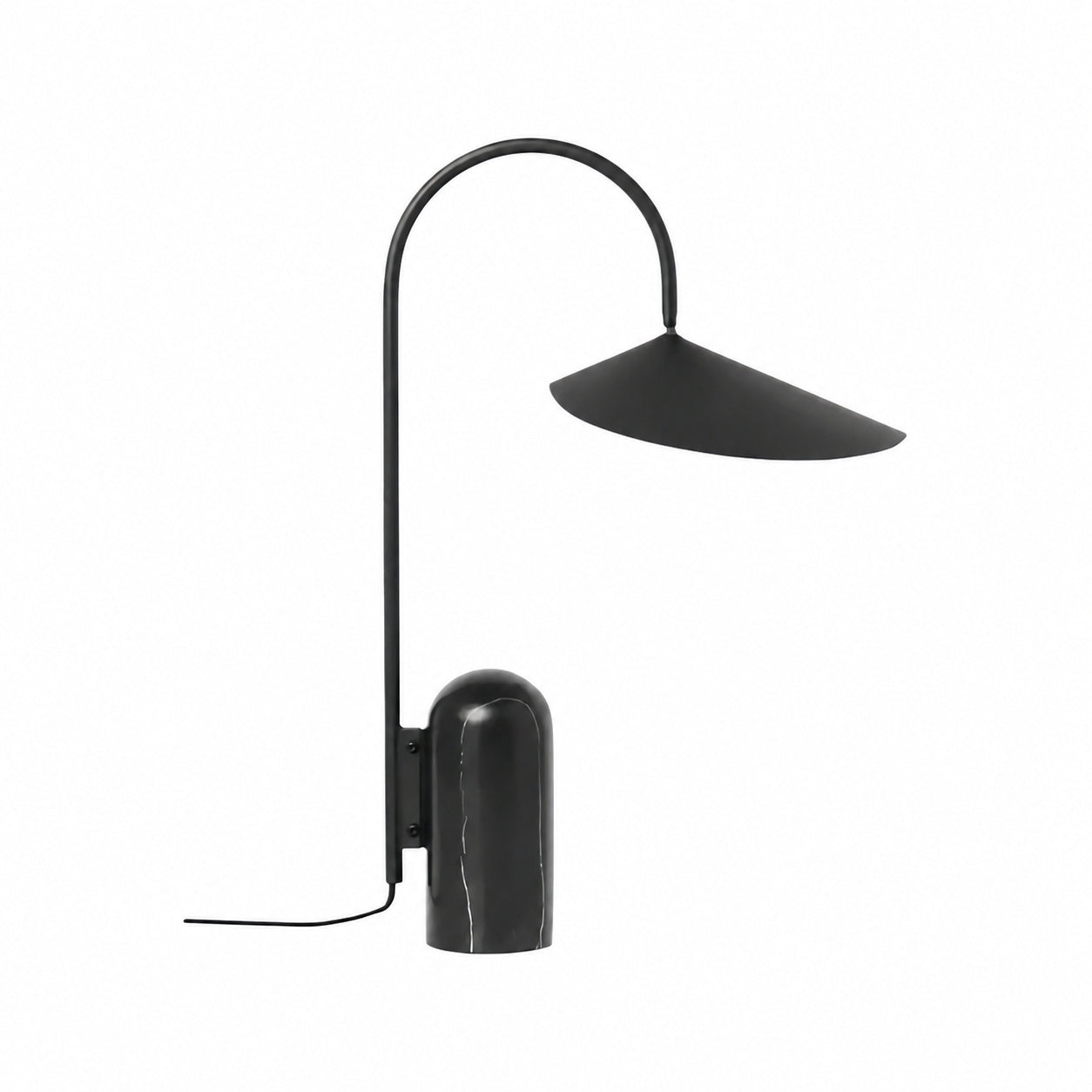 Nulavo Swivel Arm Leaf Shade Table Lamp - Adjustable Design for Living Room and Bedroom