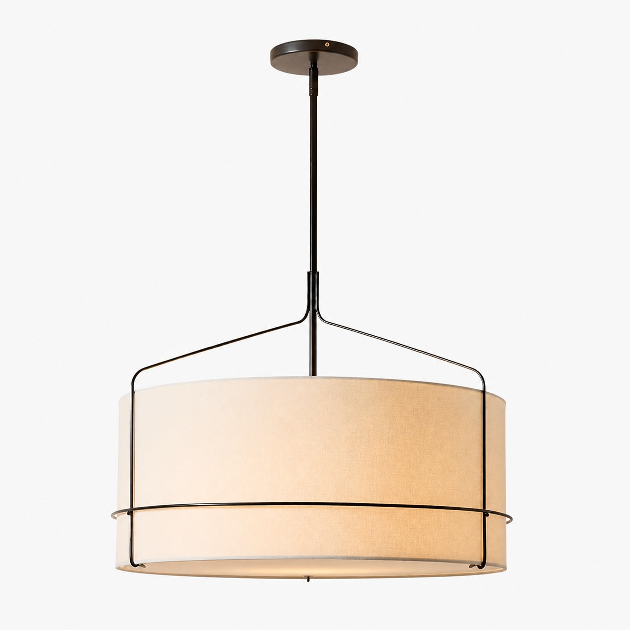 Horelia Pendant - Industrial Ceiling Light with Dark Bronze Metal