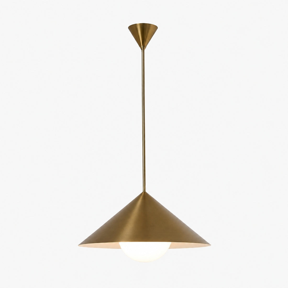 Brivana Adjustable Pendant – Cone Shade Light for Kitchen or Dining