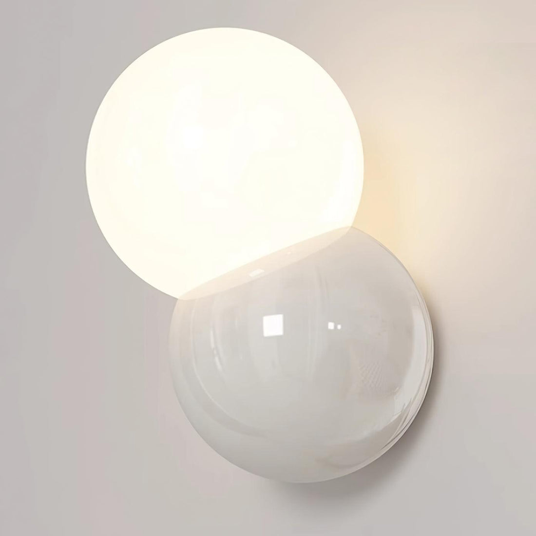 Double Ball Mandarin Duck Color Wall Sconce