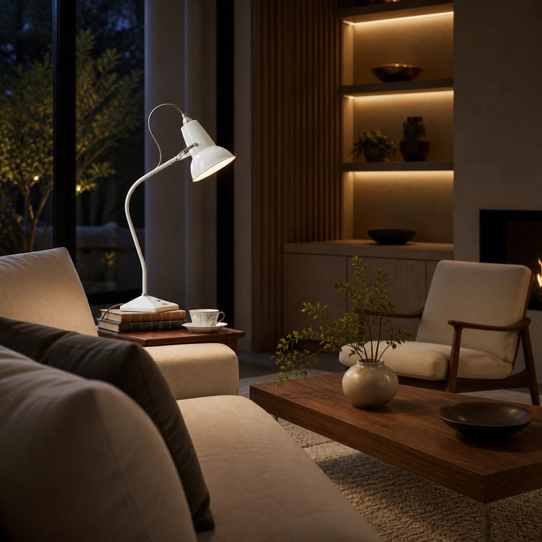 Modryx Mini Table Lamp – Pyramid Base Classic Heritage Design for Home