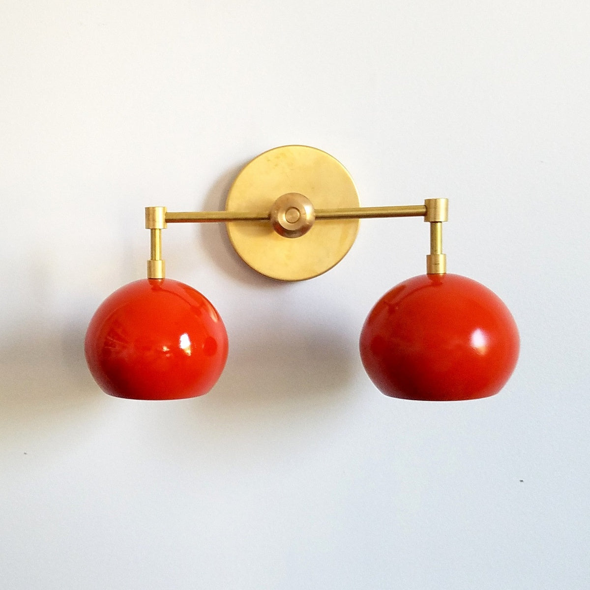 Orange Peel Wall Sconce - Double Bubble Vanity Bath Wall Light