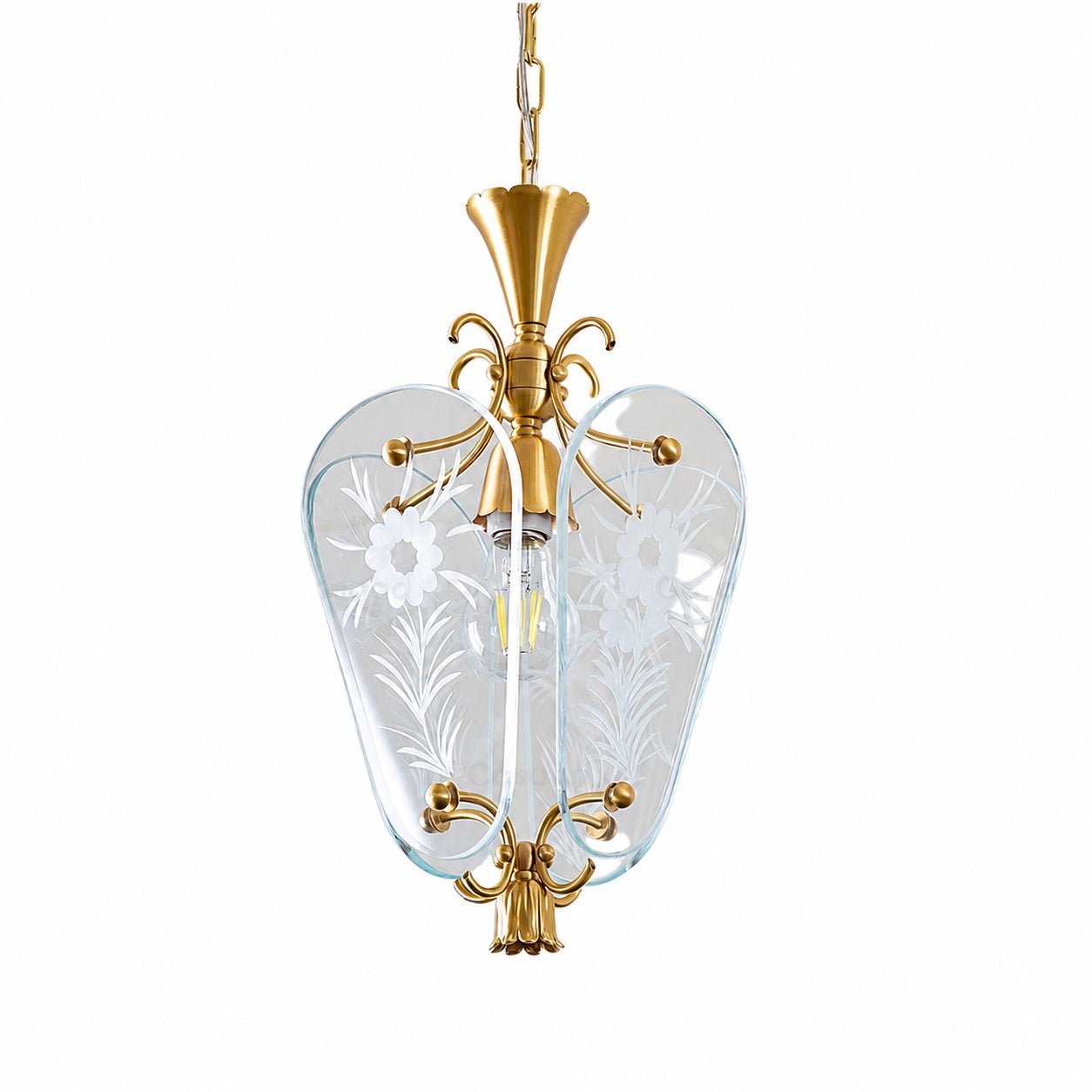 Kerise Sleek Glass Shade Pendant - Designer Ambient Light for Open Spaces or Lounges
