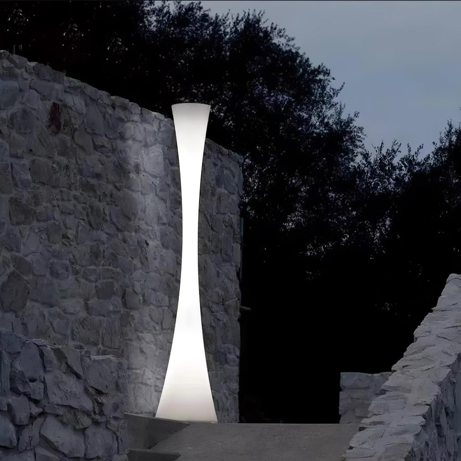 Romantic Simple White Column Floor Lamp