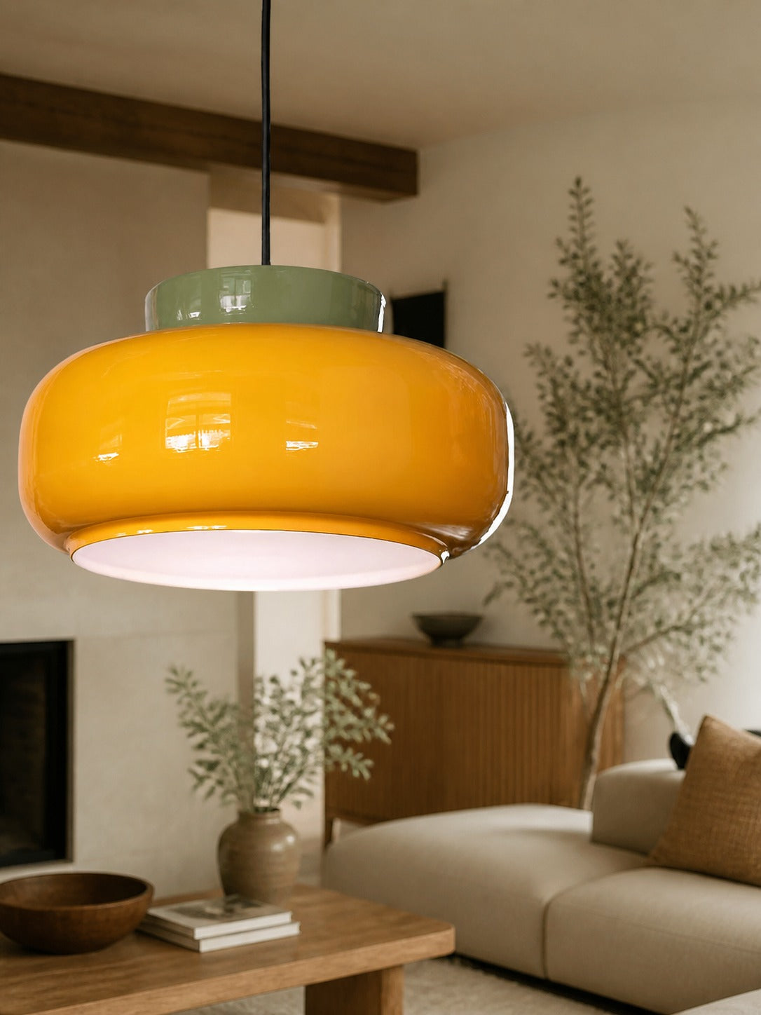 Fiesta Colorful Bowl Shaped Nordic Ceramic Pendant Lamp