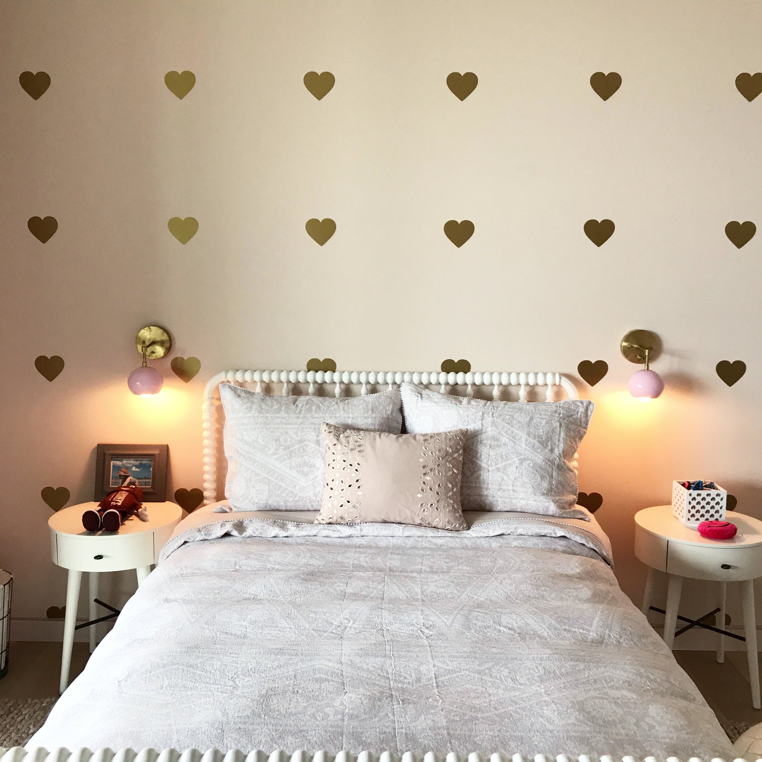 Modern Accent Soft Pink Globe Shade Wall Sconce