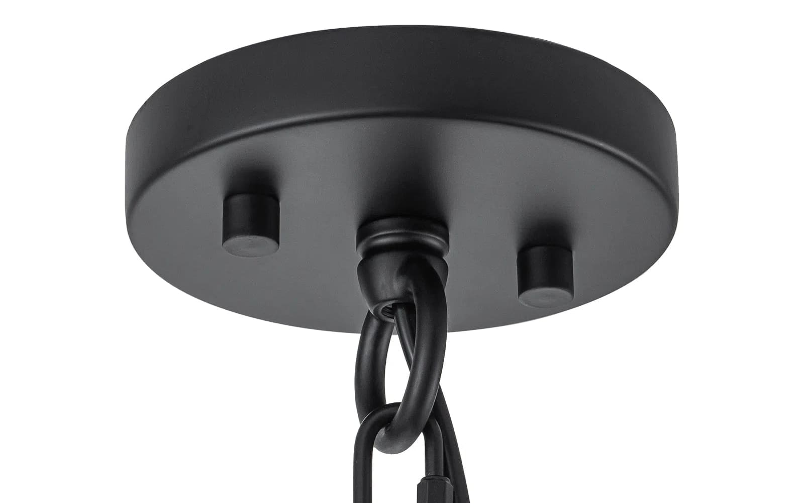 Modern Wide Drum Pendant Lamp – Clear Glass Chandelier For Living Room