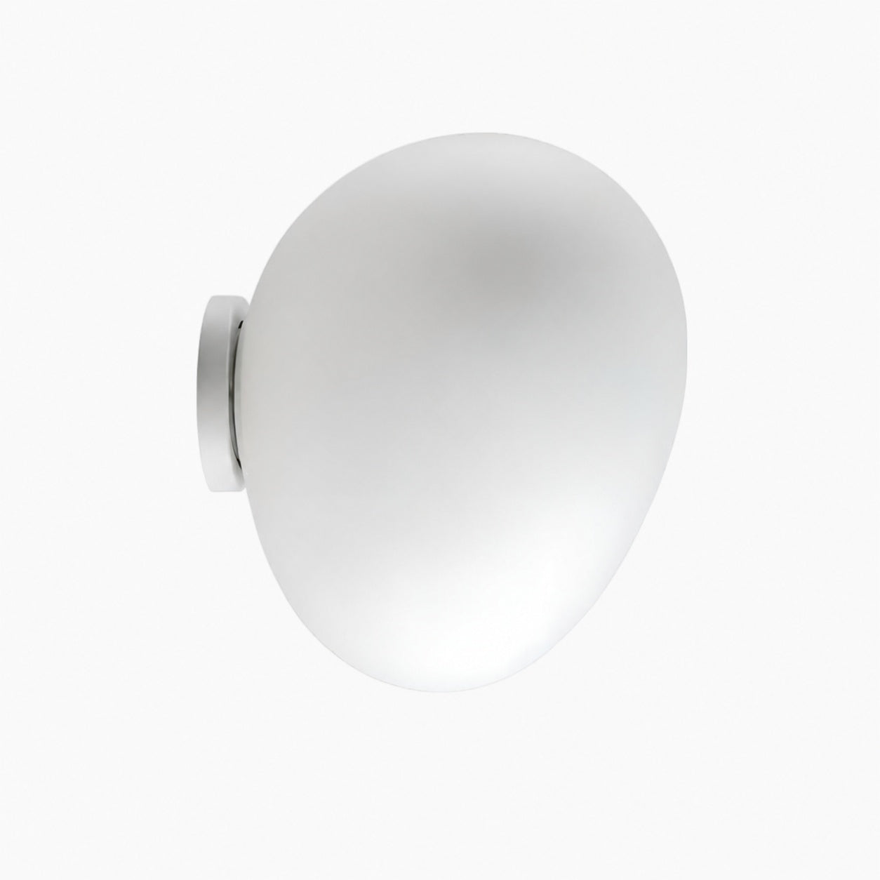 Stonea Organic Pebble Silhouette Wall Ceiling Lamp Contemporary Glass Light for Home N16