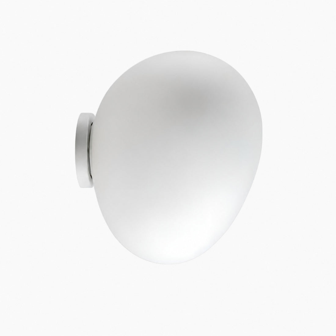 Stonea Organic Pebble Silhouette Wall Ceiling Lamp Contemporary Glass Light for Home N16