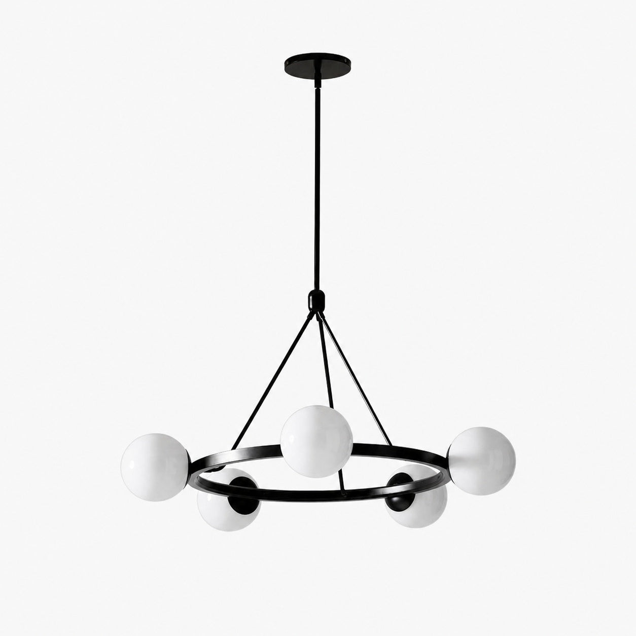 Brelia Round Light Chandelier - Modern Globe Chandelier in Stylish Design