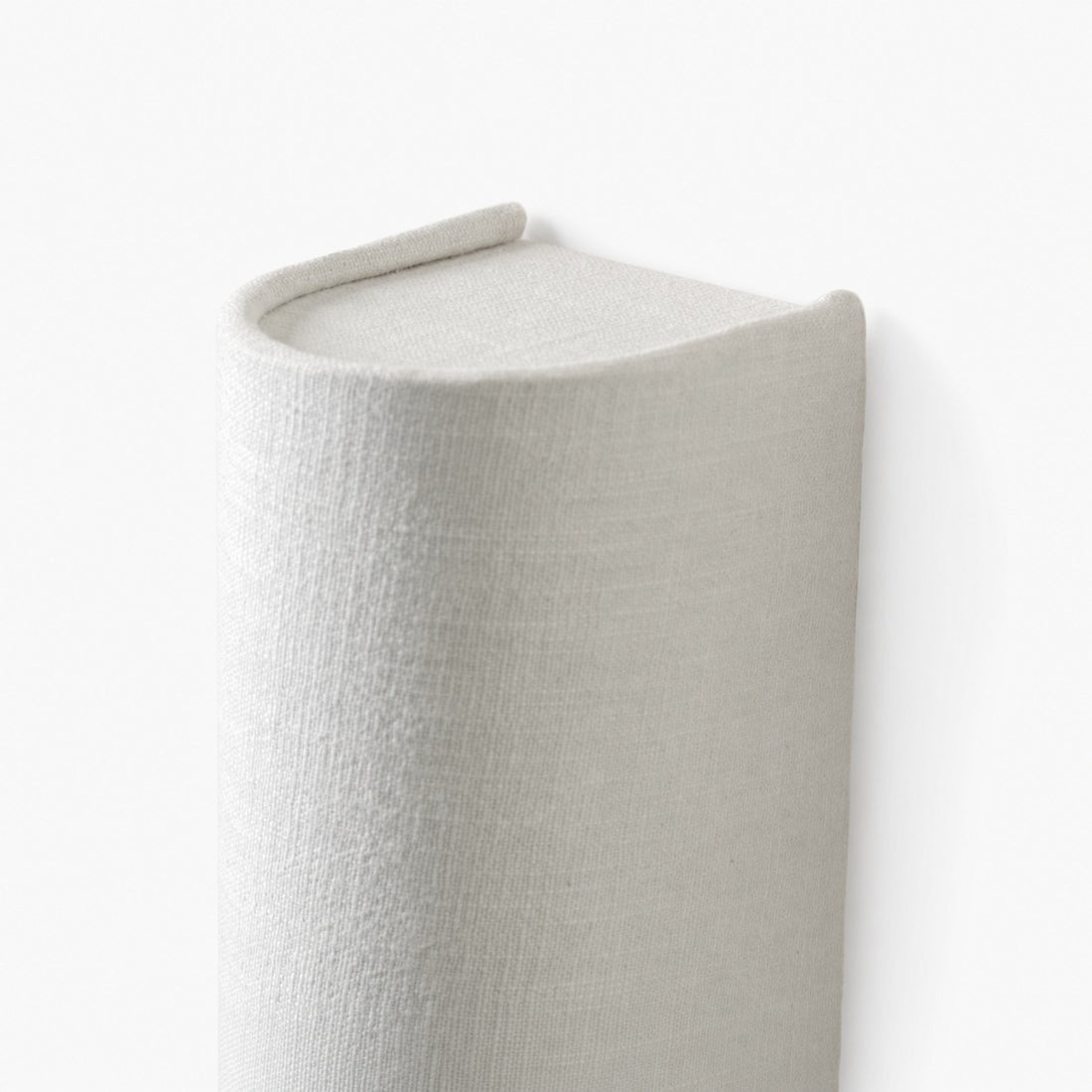 Linbron Linen Wall Sconce Natural Fabric Shade Modern Wall Light for Bedroom