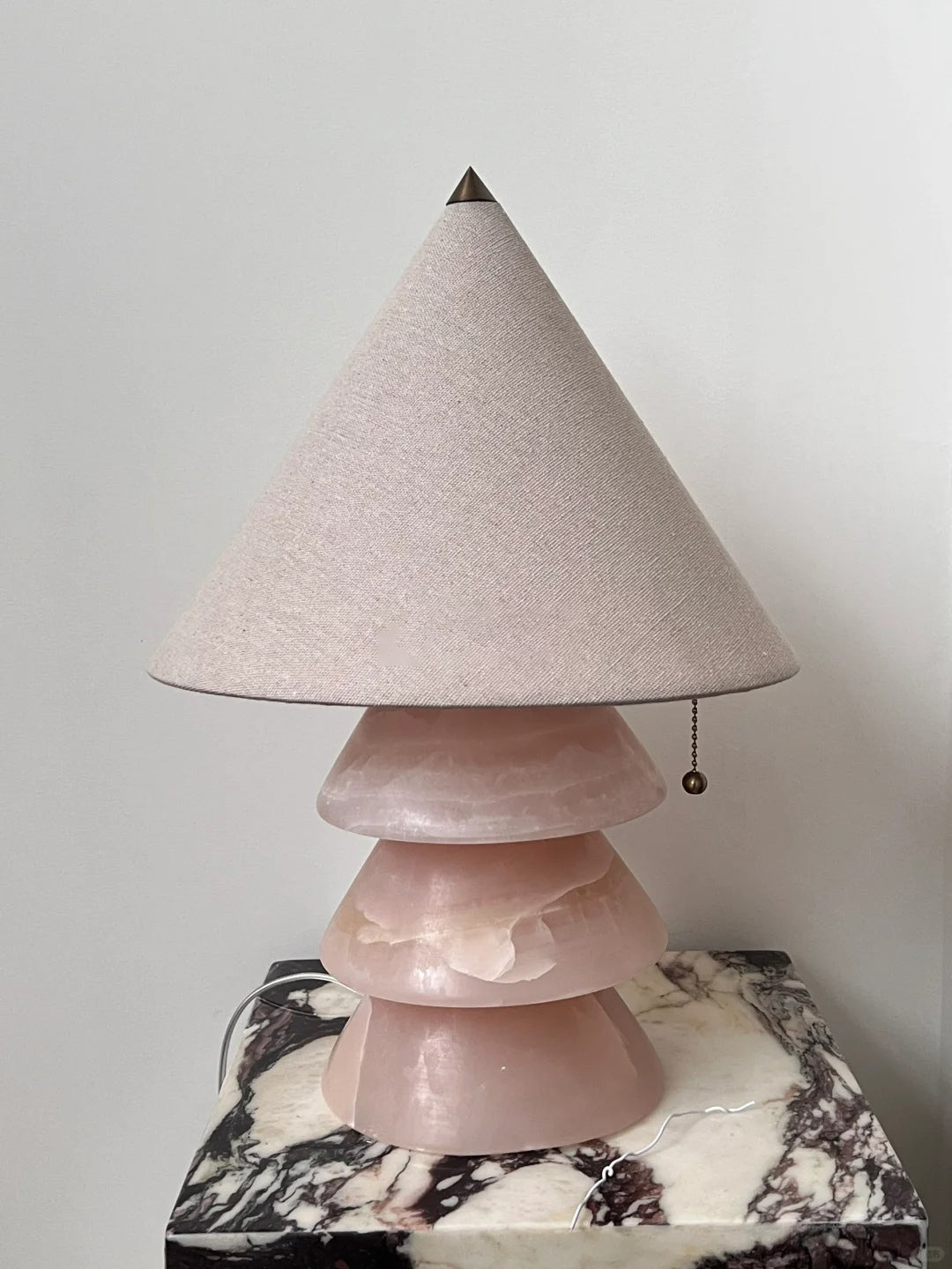 Flax Onyx Table Lamp