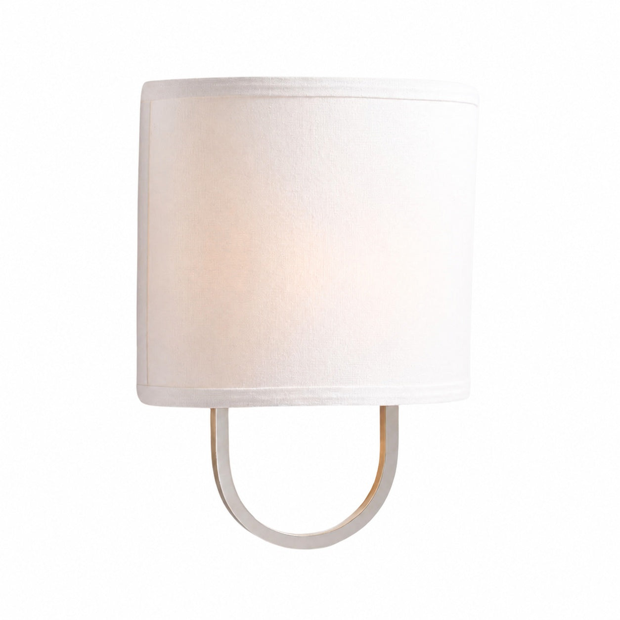 Nolvara Elegant Wall Light Featuring Soft Shade and Metal Arm