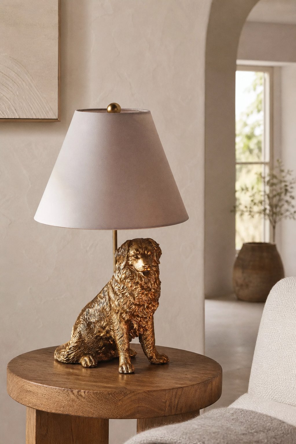 Pawdia Unique Table Lamp - Decorative Animal Bedside Lamp