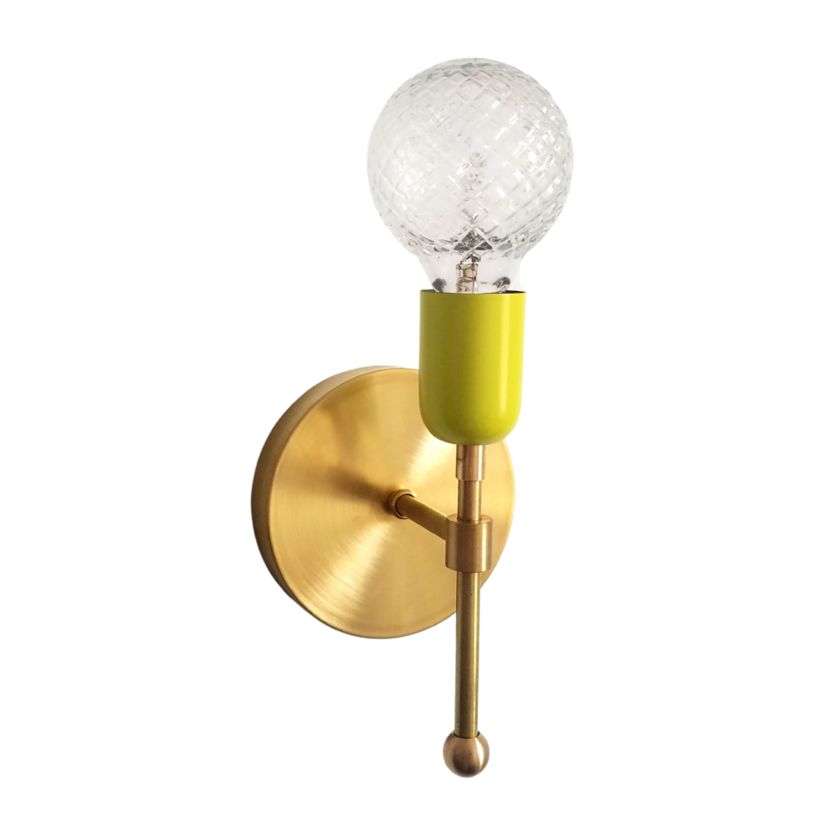 Boho Accent Brass Fixture Wall Sconce