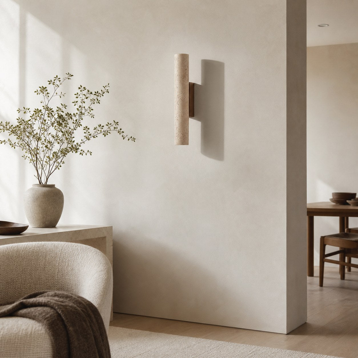Velstrix Contemporary Wall Light Clean Geometric Form Wall Lamp - Modern Interior Style for Hallway
