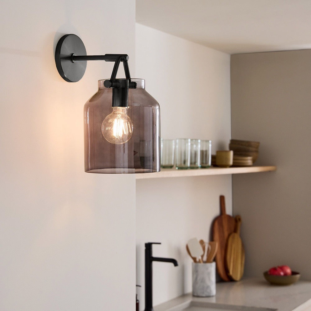 Dark Bronze Vanity Outdoor Sconces - Wall Lights For Bathroom Mirror