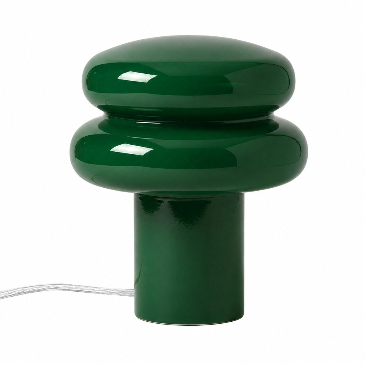 Orra Small Opal Table Lamp - Mushroom Glass Lamp for Living Room