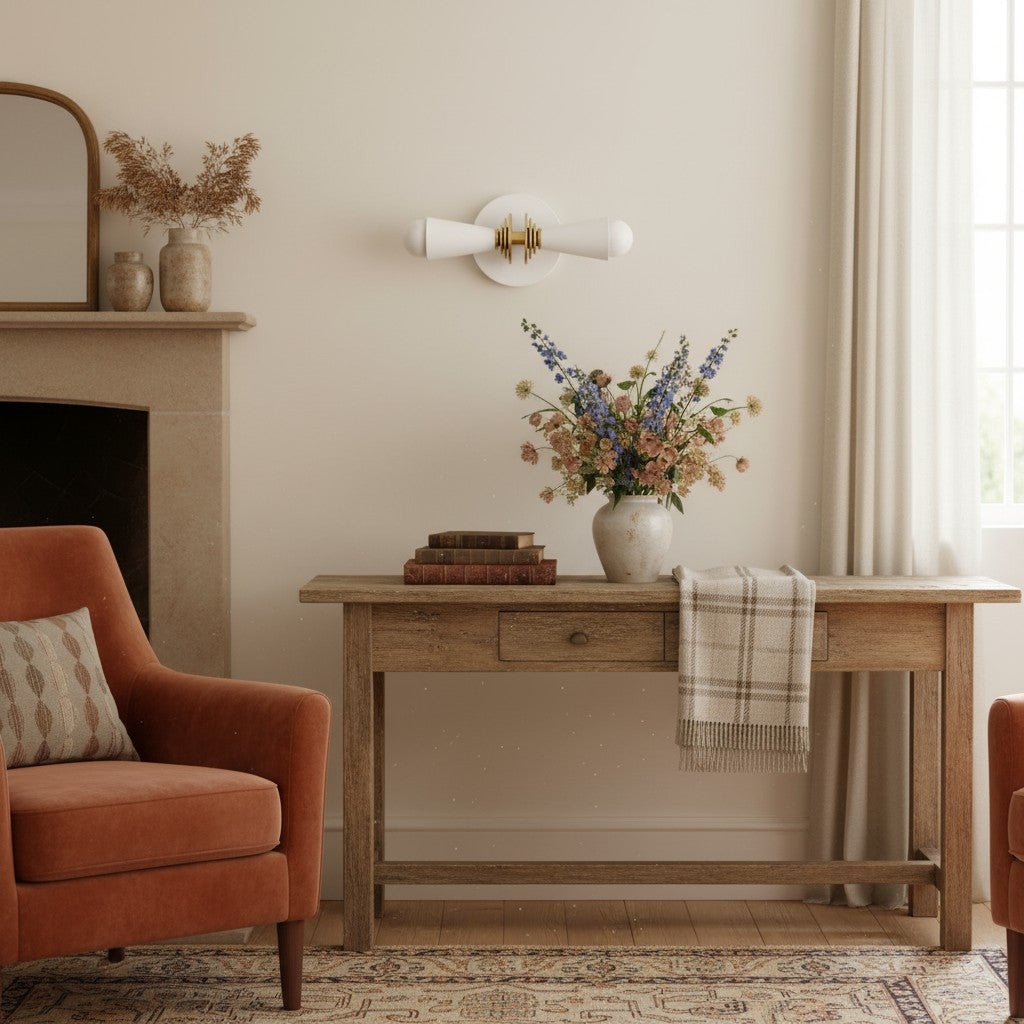 Pyralis Cone Adjustable Vertical & Horizontal Art Deco Lamp – Vanity & Living Room Accent