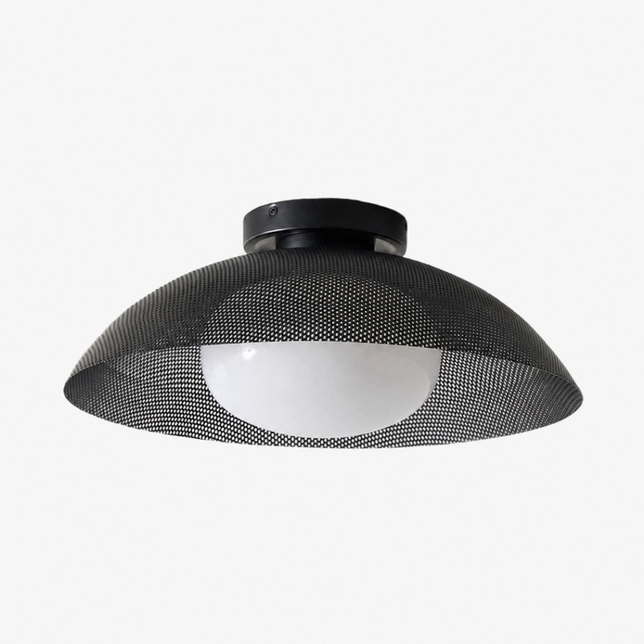 Elorina Flush Mount Glass/Metal Ceiling Light - A Stylish Fixture for Modern Spaces