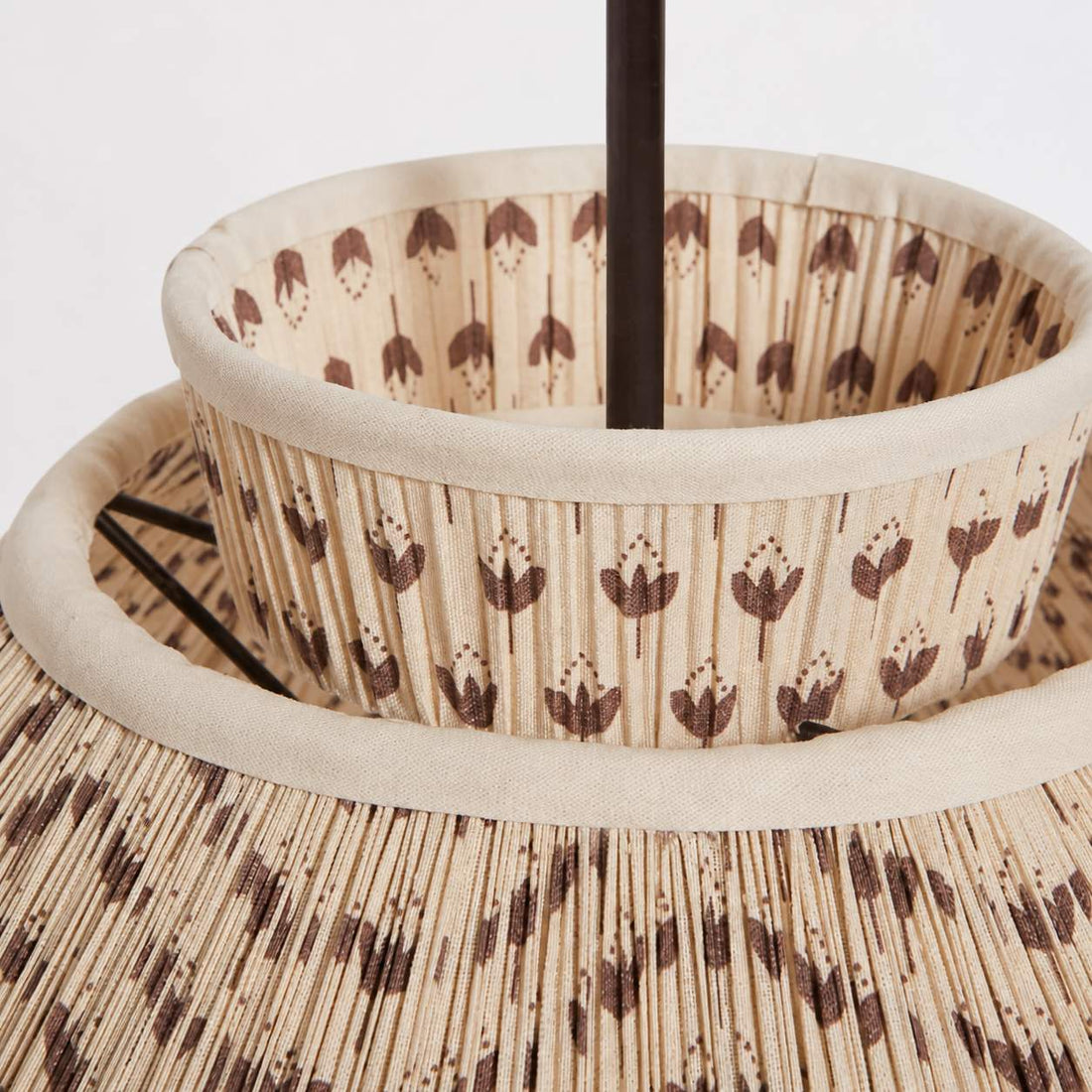 Florevian Modern Linen Pendant Lamp - Art-Inspired Statement Lighting for Dining Space