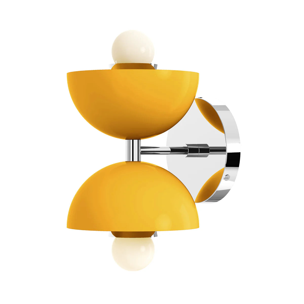 Colorful Double Head Bathroom Wall Lamp – Mid-Century Metal Vanity Sconce