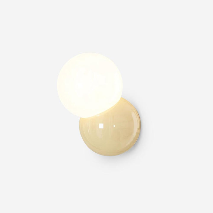 Double Ball Mandarin Duck Color Wall Sconce