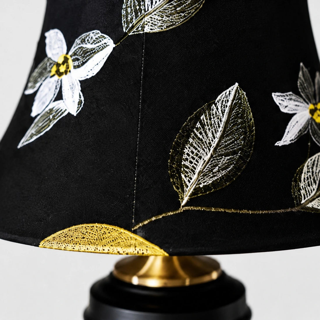 Embroidered Ceramic Table Lamp