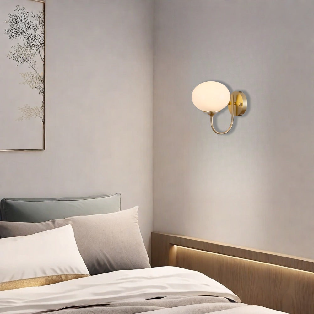 Marshmallow Bauhaus Sconce - Creative Glass Wall Lamp Bedside Lamp