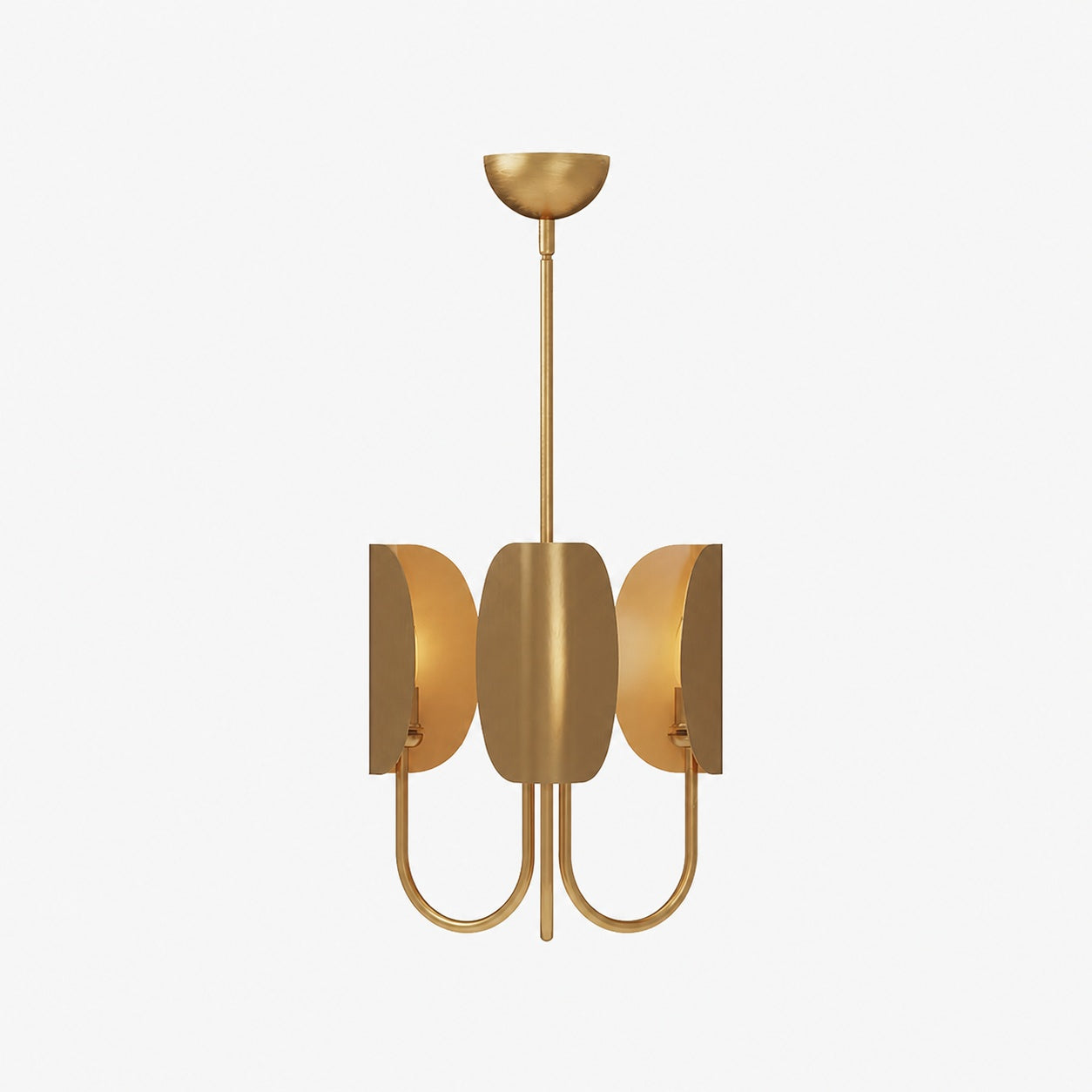 Leaf Brass Chandelier