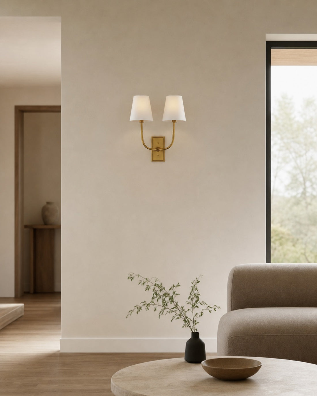 VistaGlow Industrial Metal Wall Lamp - Modern Double Sconce