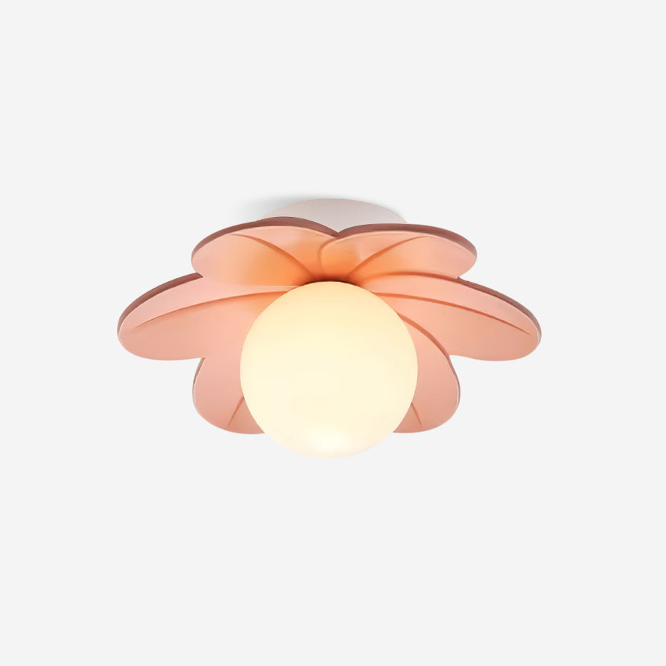 Resin Flower Ceiling Light