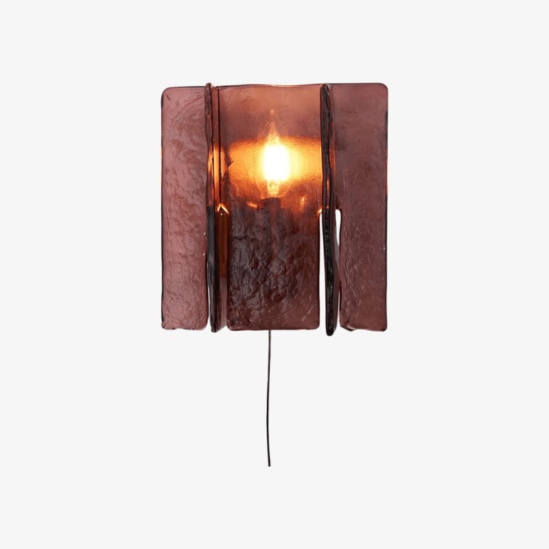 Lumiridge Modern Wall Light - Minimalist Design Metal Glass Fixture for Living Room