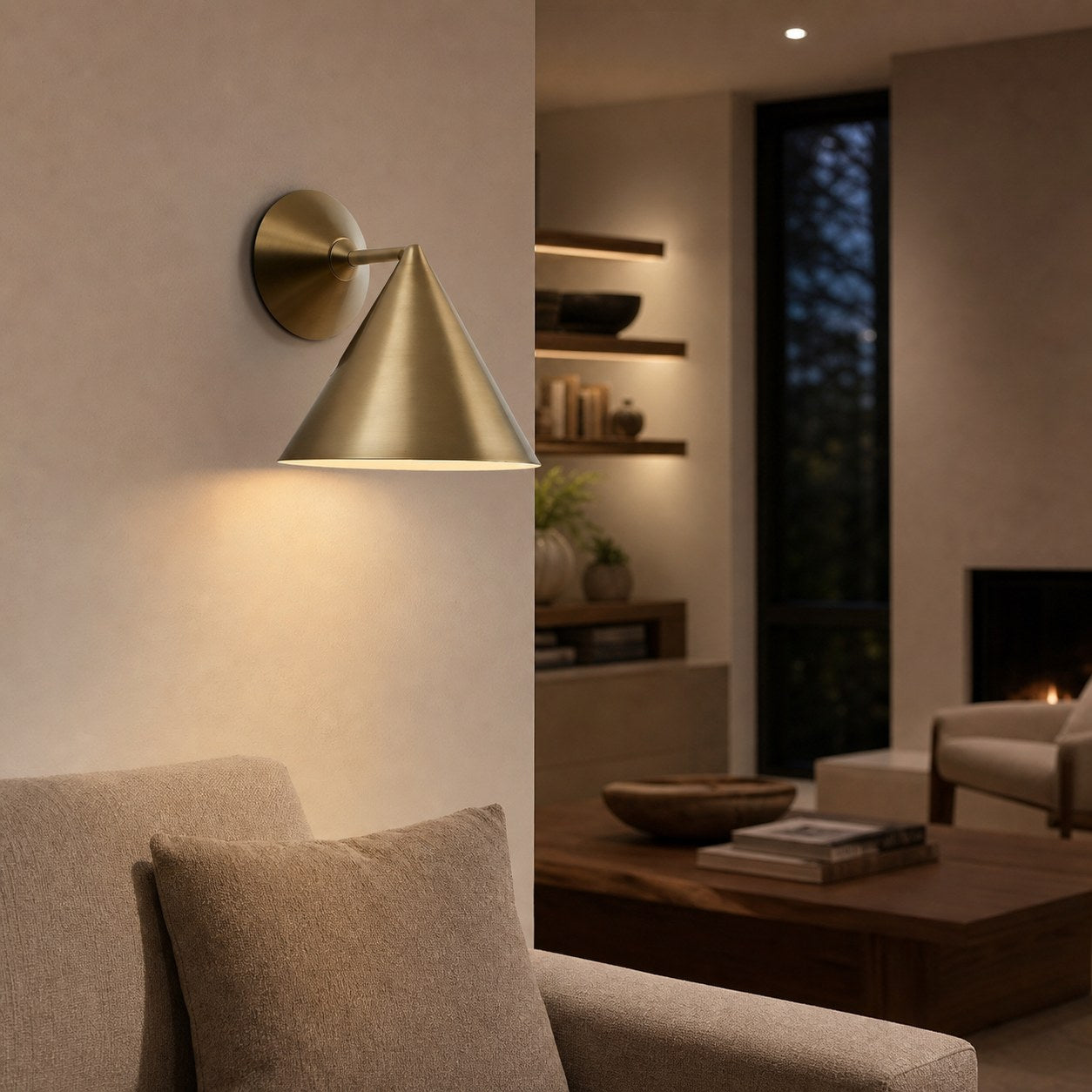 Brivana Outdoor Sconce - Modern Metal Wall Light