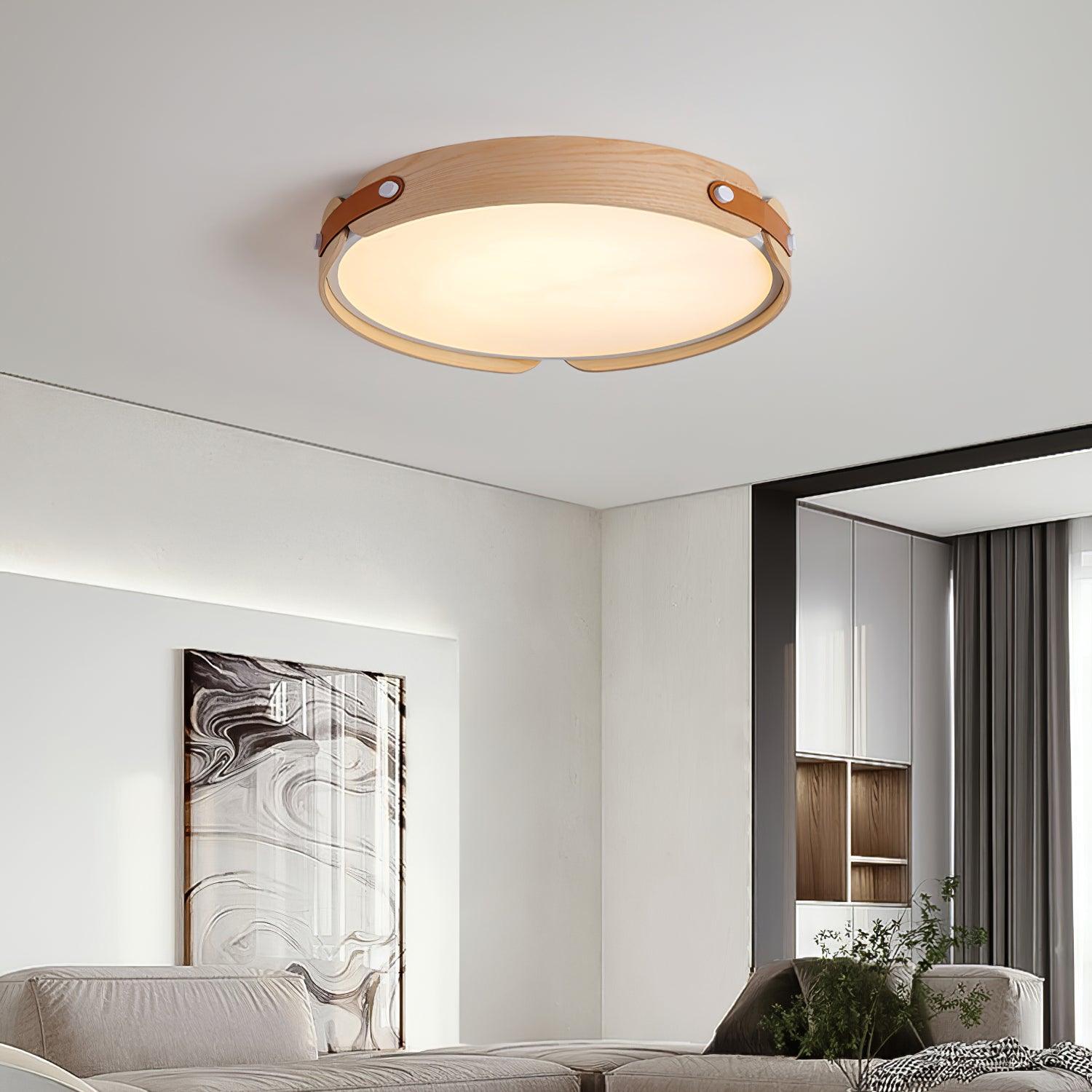 Drum Design Flush Mount Lighting