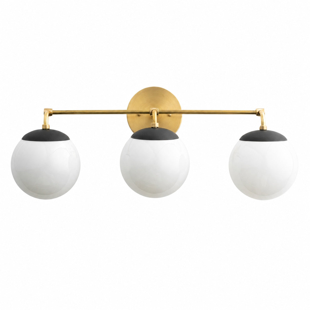Glorica Glass Wall Sconce - Modern Vintage Vanity Light Fixture