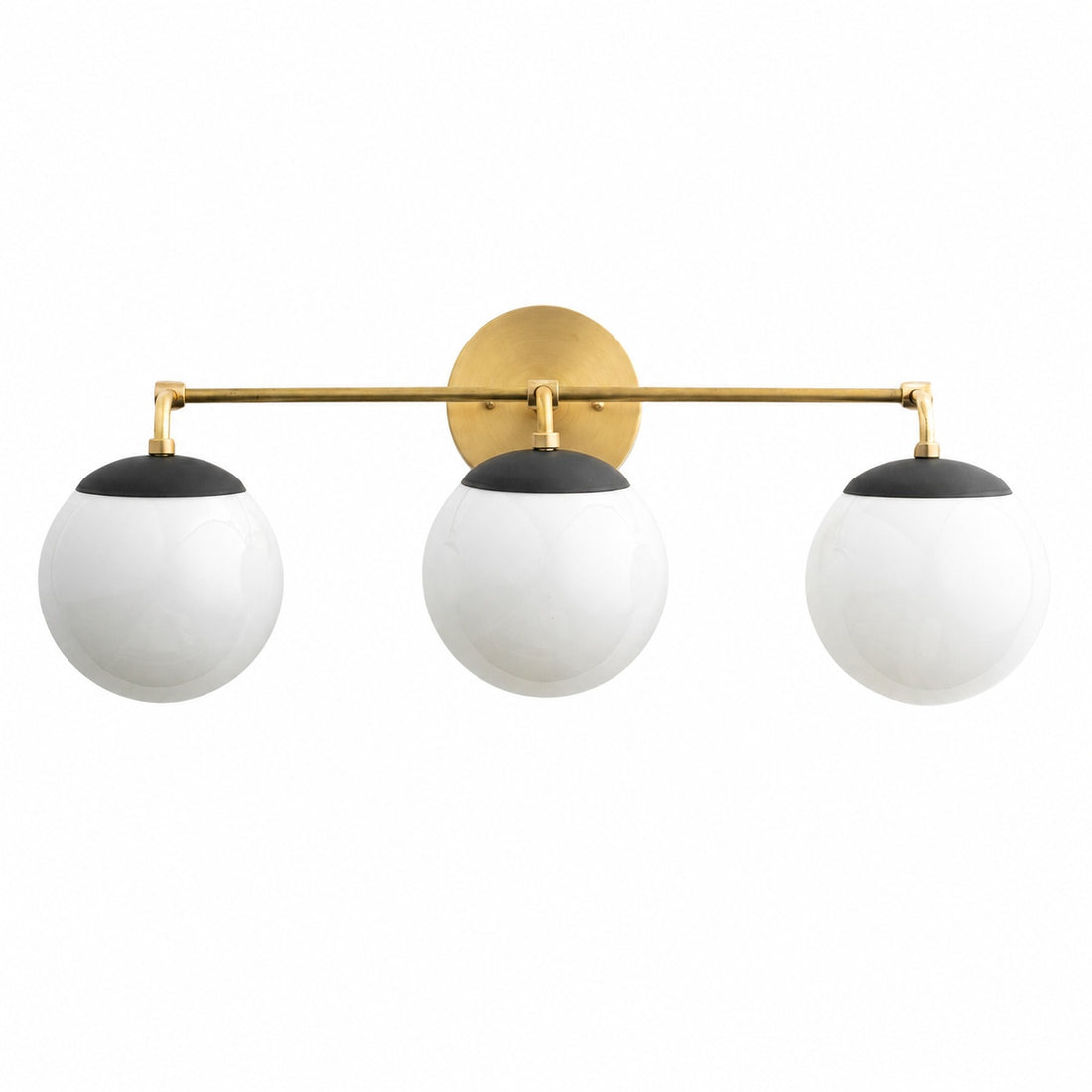 Glorica Glass Wall Sconce - Modern Vintage Vanity Light Fixture